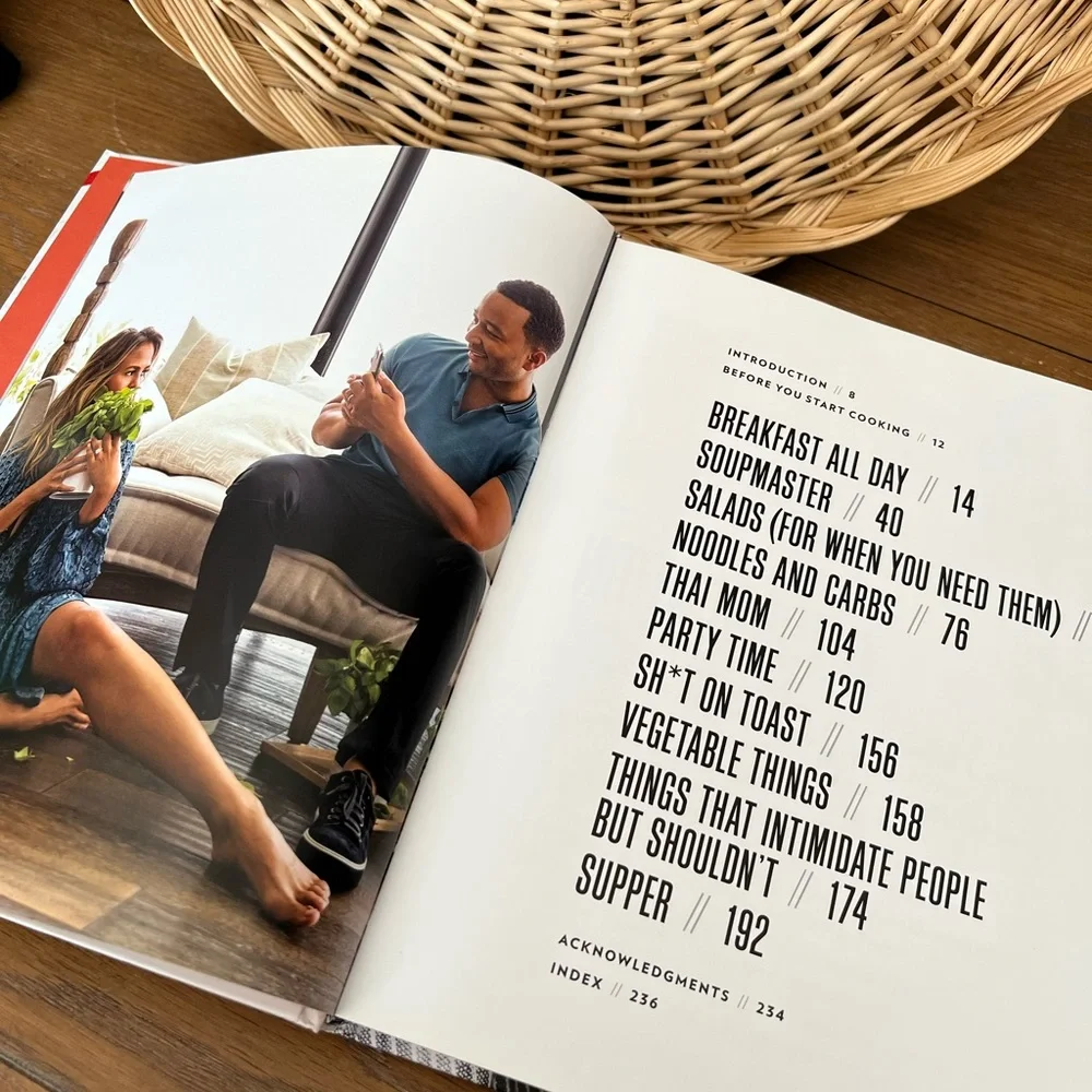 Cravings By Chrissy Teigen Hardcover Cookbook with Recipe Favorites